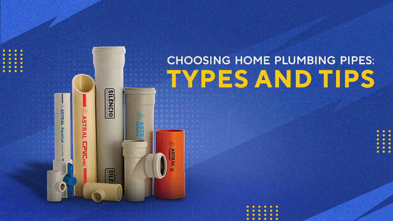 Type of Plumbing pipes & fittings