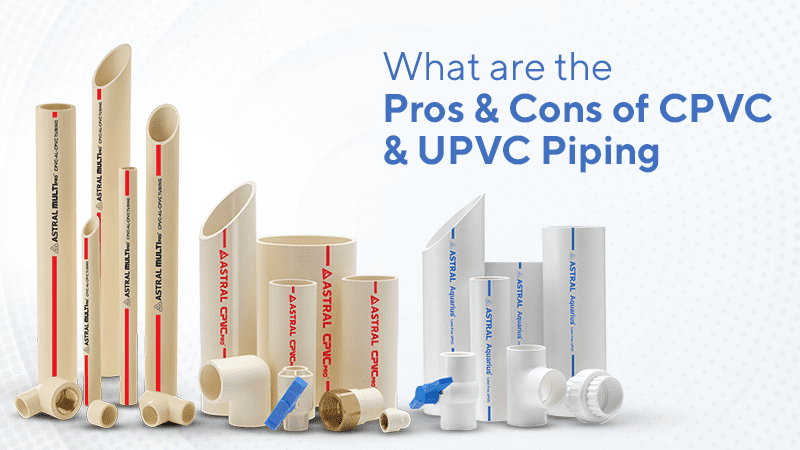 CPVC and uPVC Pipe Features and Drawbacks